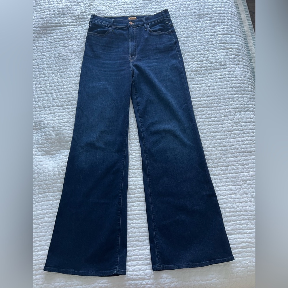 Mother Hustler Roller Sneak Jeans